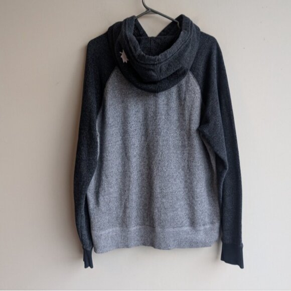 Roots Classic 2 Tone Salt & Pepper Hoodie Sweater - Picture 4 of 6